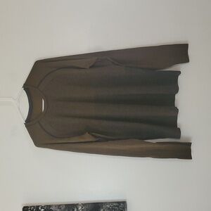 Mens Lululemon Metal Vent Tech 2.0 Longsleeve Top Size Lg Fools Gold/True Navy